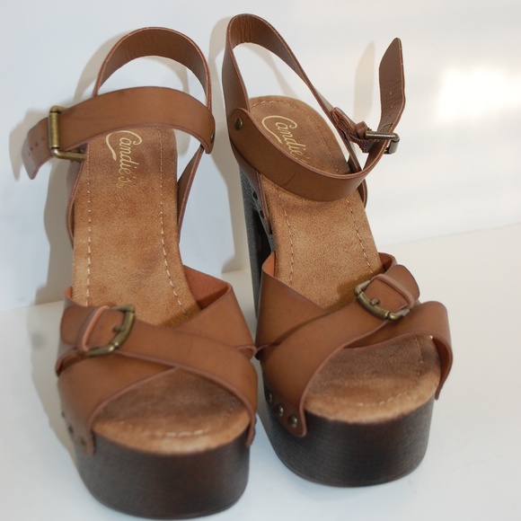 candies platform sandals